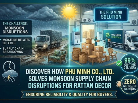 How Phu Minh Mitigated Rattan Supply Chain Breakdowns During Peak Monsoon Seasons